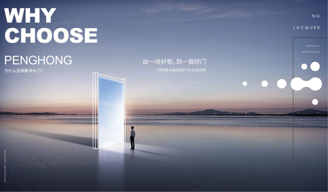 鵬鴻免漆木門